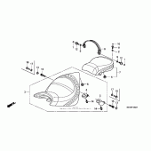 Схема вузла: Сидіння (3) для Honda VTX1800