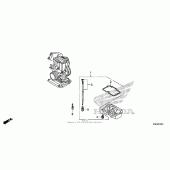 Схема вузла: Carburetor optional kit для Honda CRF150 CRF150RB