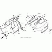 Схема узла: Trunk lid для Honda PC800 Pacific Coast