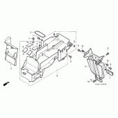Схема узла: Заднее крыло (CB1300/F/F1/ S) для Honda CB1300 Super Four