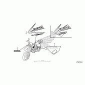Схема вузла: Mark для Honda XR650