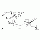 Схема узла: Педаль(Лапка) для Honda ST1300 Pan-European