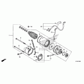 Схема вузла: Стартер електричний для Honda CMX250 Rebel