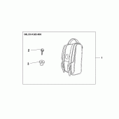 Схема вузла: Leather backrest bag для Honda VT750 Shadow ACE