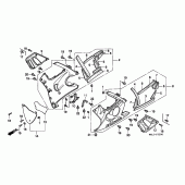 Схема узла: Нижний обтекатель для Honda CBR600 CBR600F