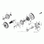 Схема вузла: Primary drive gear для Honda NRX1800 Valkyrie Rune