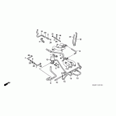 Схема вузла: Вакуумні шланги (2) для Honda GL1500 Gold Wing Special Edition