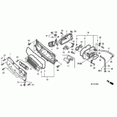 Схема вузла: Повітряний фільтр для Honda FJS400 Silver Wing