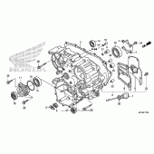 Схема вузла: Rear case для Honda GL1800 Gold Wing