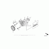 Схема вузла: Масляний насос для Honda CBR300R