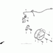 Схема узла: Генератор для Honda CB750 Nighthawk