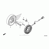 Схема вузла: Генератор для Honda CB1000 CB1000R