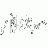 Схема вузла: Кабель перемикач (CBR900RR2,3) для Honda CBR900RR CBR954RR Fireblade