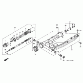 Схема узла: Задний рычаг (Маятник) для Honda ST1100 Pan-European Police