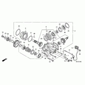 Схема узла: Вал крестовой для Honda VT750 Shadow Spirit