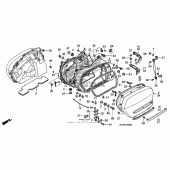 Схема узла: Saddlebag для Honda GL1800 Gold Wing