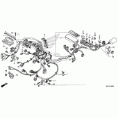 Схема вузла: Електрообладнання для Honda CBR600 CBR600RR