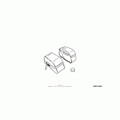 Схема вузла: Leather saddlebags (18l) (plain) для Honda VTX1300