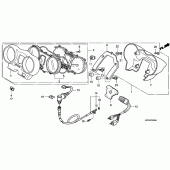 Схема вузла: Панель приладів для Honda CBF250