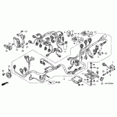 Схема вузла: Електрообладнання для Honda CB600F Hornet