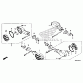 Схема вузла: Поворотники для Honda CB1000 CB1000R
