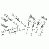 Схема вузла: Шток & Клапан для Honda XL1000V Varadero