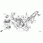 Схема вузла: Рама для Honda CRF250 CRF250RL Rally