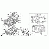 Схема узла: Картер двигателя для Honda NC700