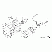 Схема вузла: Права кришка картера для Honda CB1300 Super Four