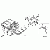Схема узла: Ignition coil (gl1800 06-) для Honda GL1800 Gold Wing