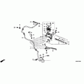 Схема вузла: Циліндр зчеплення для Honda GL1800 Gold Wing Valkyrie