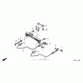 Схема вузла: Масляний охолоджувач для Honda VFR800 Interceptor