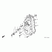 Схема узла: Front crankcase cover для Honda ST1300 Pan-European