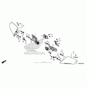 Схема вузла: Mirror для Honda CTX1300