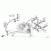 Схема вузла: Rear Valve Unit (Cbr600Ra) для Honda CBR600