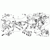 Схема вузла: Електрообладнання для Honda CBF1000