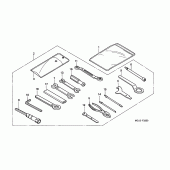 Схема вузла: Інструмент для Honda CBR900RR CBR954RR Fireblade