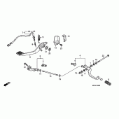 Схема узла: Педаль(Лапка) для Honda ST1300 Pan-European