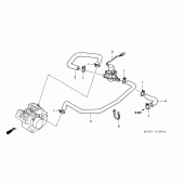Схема вузла: Air injection cont. valve для Honda VFR800 VFR
