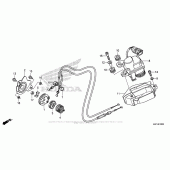 Схема вузла: Servo Motor для Honda CBR600