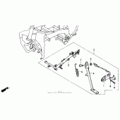 Схема узла: Sub frame set 90 для Honda GL1500 Gold Wing Special Edition