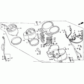 Схема вузла: Спідометр для Honda NT650 Hawk GT