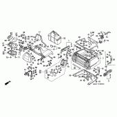 Схема вузла: Trunk box для Honda GL1500 Gold Wing Aspencade