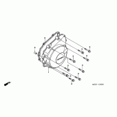 Схема вузла: Кришка генератора (CBF600S6 / SA6 / N6 / NA6) для Honda CBF600