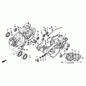 Схема узла: Картер двигателя для Honda CR250
