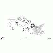 Схема вузла: Air injection valve для Honda GL1800 Gold Wing Valkyrie