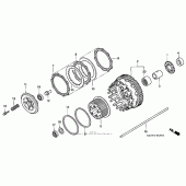 Схема вузла: Зчеплення для Honda VFR800 Interceptor