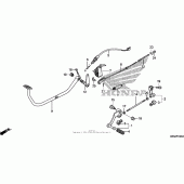 Схема вузла: Педаль (Лапка) для Honda CMX250 Rebel