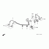Схема вузла: Proportioning control valve (VFR800) для Honda VFR800 VFR