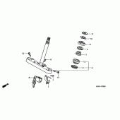 Схема вузла: Рульова траверса для Honda VT1100 Shadow Sabre